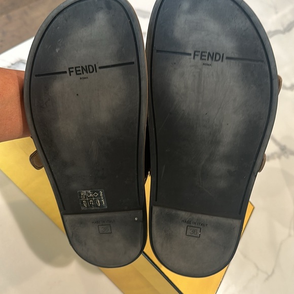 Fendi FF Logo Sandals - Picture 5 of 6